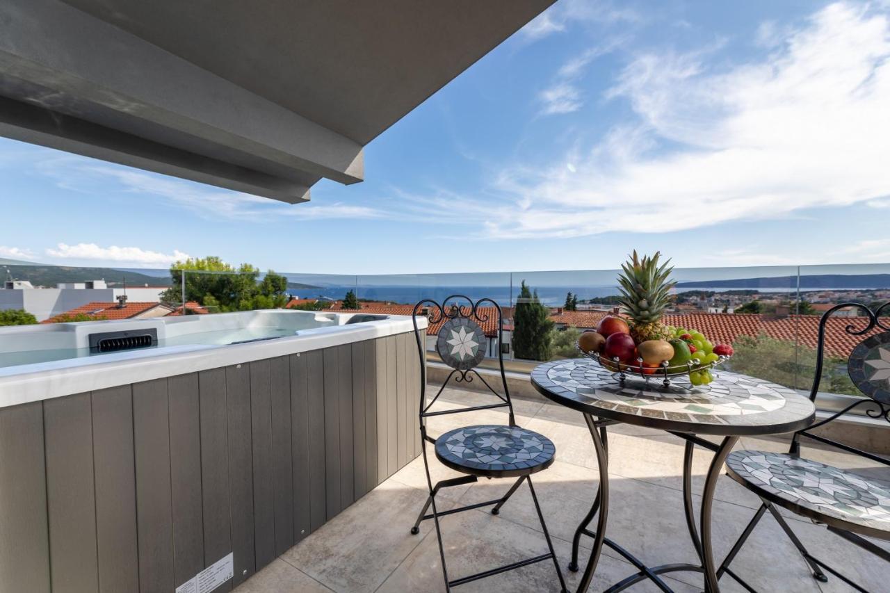 Luxury Villa Adria Apartments Krk Town Exterior foto