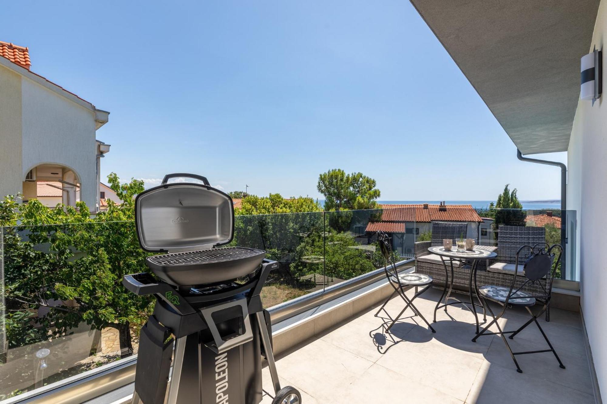 Luxury Villa Adria Apartments Krk Town Exterior foto